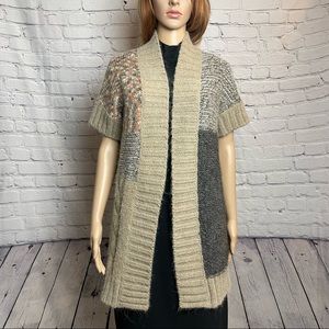 Gottardi Collection Brown Knit Long Cardigan Made in Italy Size S